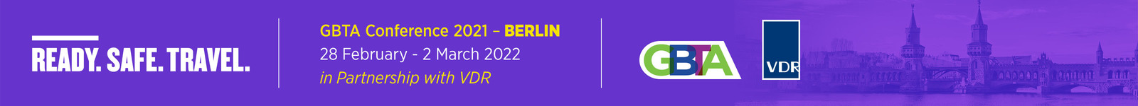 GBTA Conference 2021 – Berlin in Partnership with VDR logo